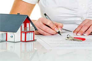 A Woman Signed A Contract To Own A Property